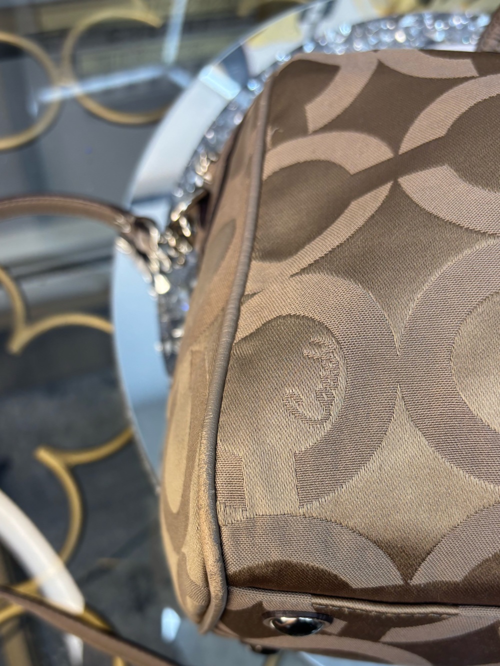 Coach 2013 Taylor Op Art Satchel EUC - Picture 11 of 14